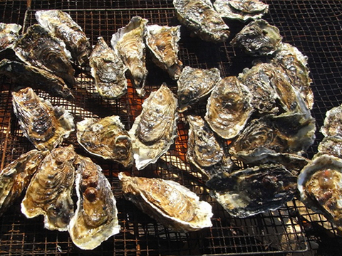 焼き牡蠣